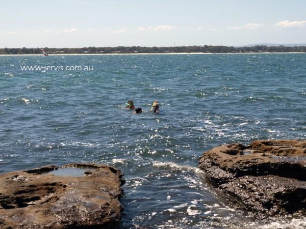 Snorkling at Jervis Bay